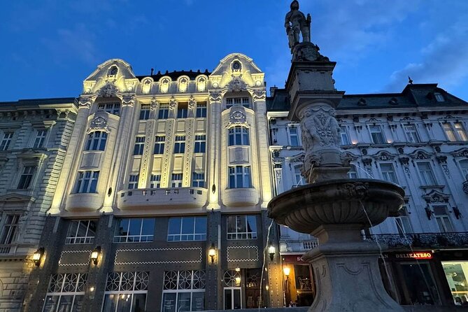 Bratislava by night - Old Town by night: stories from empires to modern identity