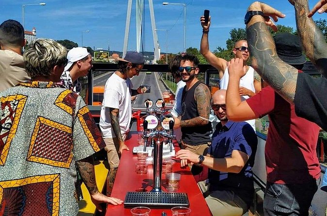 Bratislava Double Decker Beer Tour - Onboard Beer, Karaoke, and PS4: A Mixed-Group Best Friend