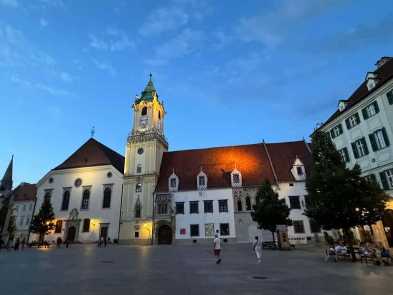 Bratislava: Guided Walking Tour at Night with Old Town - Through the Jewish Ghetto Area Toward the City Center