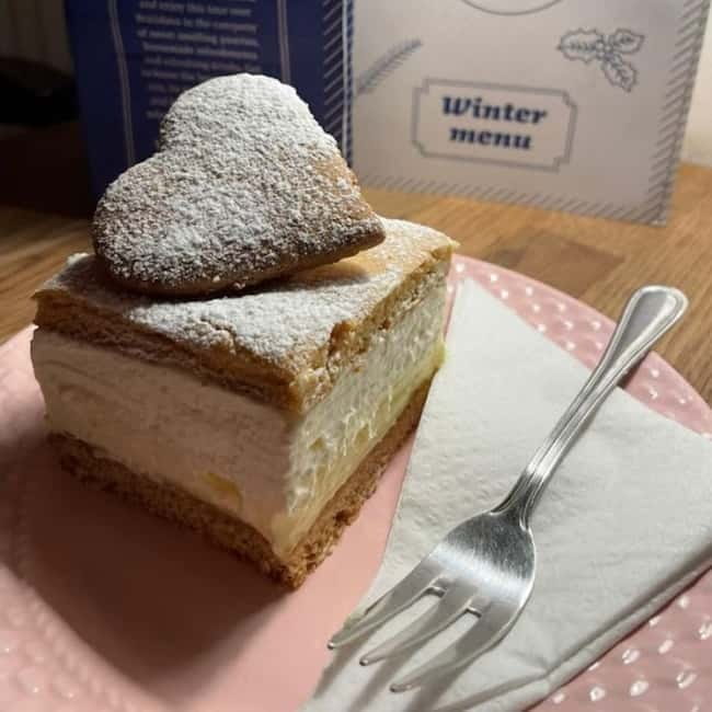 Bratislava: Old Town Cake Tasting Experience - Krémeš Cake: Vanilla Pudding, Whipped Cream, and a Bigger Influence