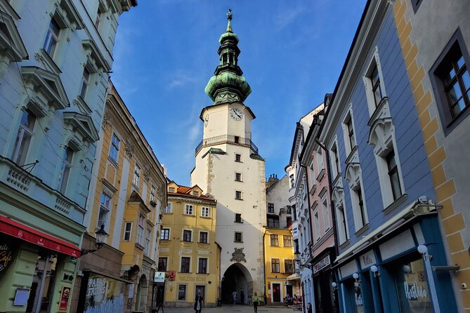 Bratislava Old Town Walking Tour - St. Michael’s Gate: the preserved fortification piece you can trace
