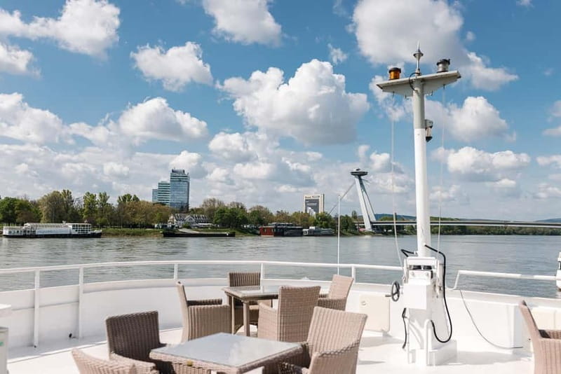 Bratislava: Panorama Cruise with Unlimited Prosecco - What the boat feels like: spacious, calm Danube, and an open-air terrace