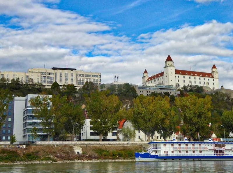 Bratislava: Panorama Cruise with Unlimited Prosecco - Under the SNP Bridge: the modern icon you’ll notice immediately
