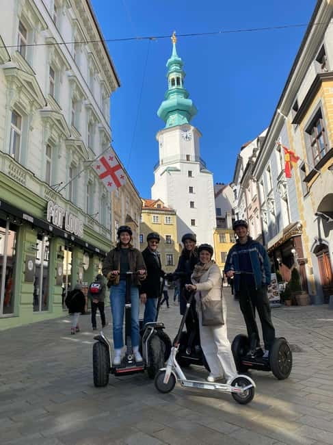 Bratislava: Riverside, Castle or Complete City Segway Tours - Complete City tour (2 hours): Presidential Palace terrace and Main Square