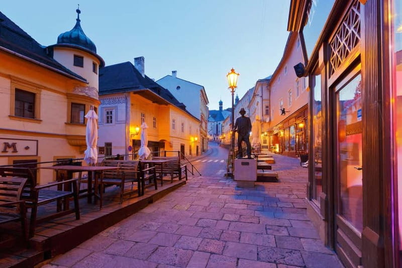 From Bratislava: UNESCO: Banská Štiavnica: Mine, Castle, Spa - Štôlňa Bartolomej: underground mining with helmet and lamp