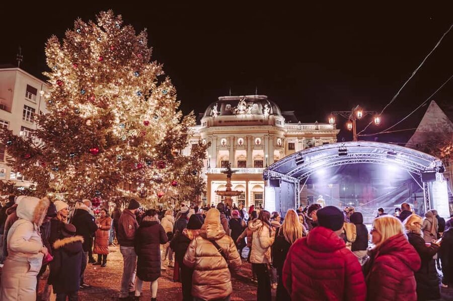 From Vienna: Bratislava Christmas Markets Guided Tour - Hviezdoslav Square and Michael’s Gate: Your Market-Free-Time Plan