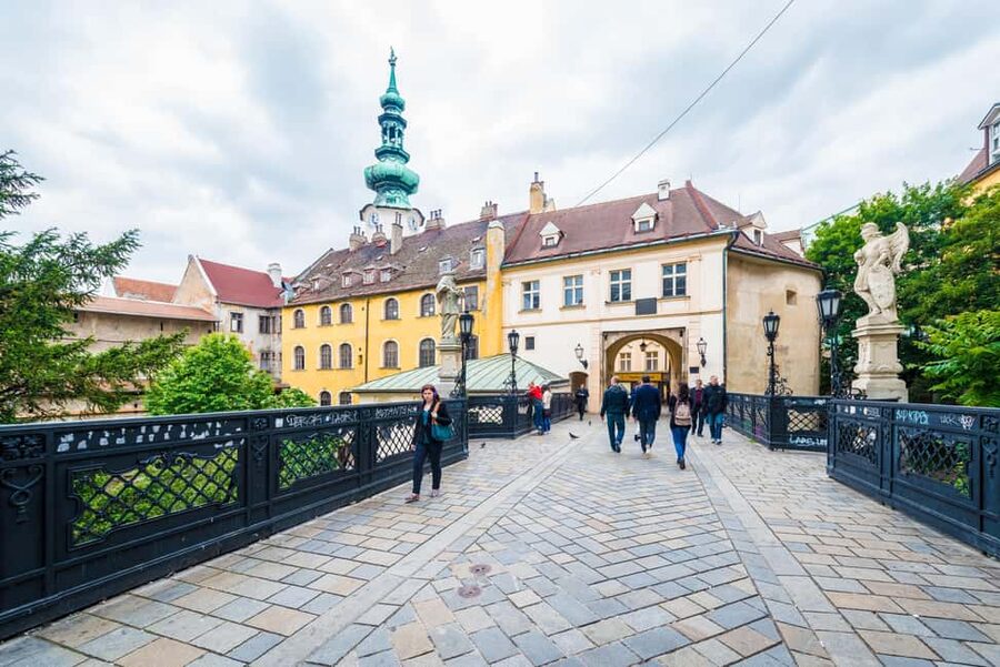 From Vienna: Bratislava & Devin Castle Day Tour with Photo - Old Town cobblestones, St. Martin’s Cathedral, and Michael’s Gate
