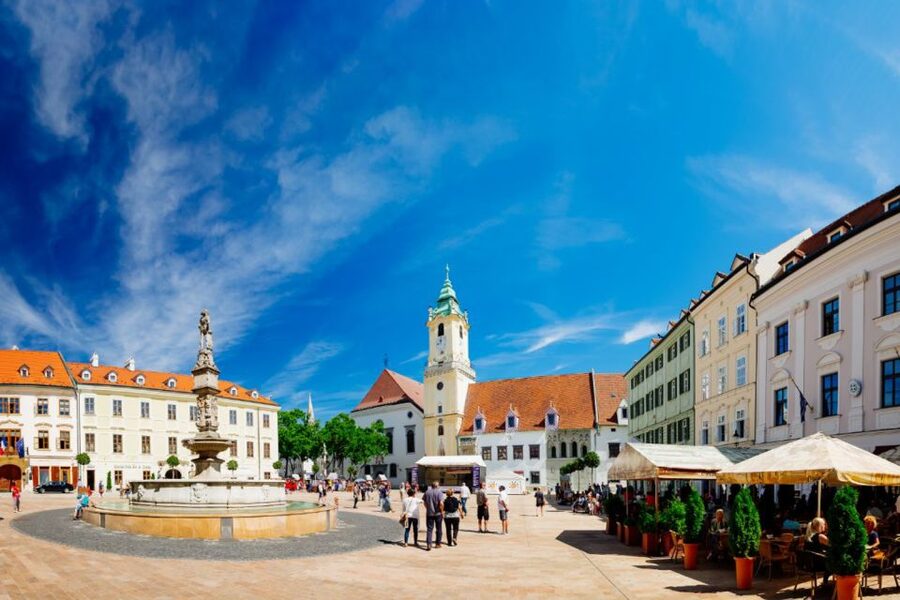 From Vienna: Guided Tour to Bratislava with Speed Boat Ride - Bratislava Castle options: oldtimer upgrade vs. walking up