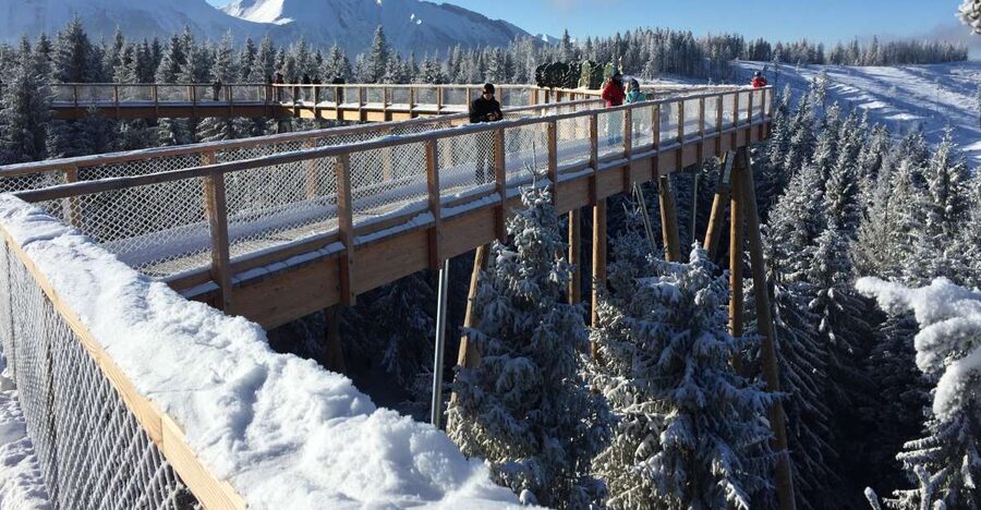 Krakow: Slovakia Treetop Walk & Zakopane Tour (Hotel Pickup) - Bachledka Ski & Sun stop: quick orientation before the cable car