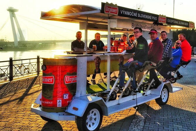 Original Bratislava Beer Bike Tours - All-you-can-drink - Drinks, Music, and the Group Energy