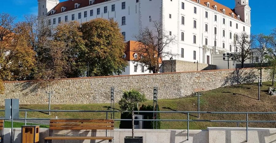 Private day trip to Bratislava from Vienna - The UFO Observation Deck and the Blue Church: odd stops that work